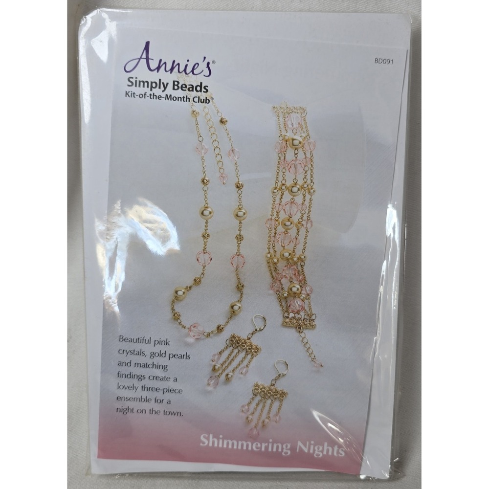 Annie's Simply Beads Kit Of The Month‎ "Shimmering Nights" BD091 Necklace